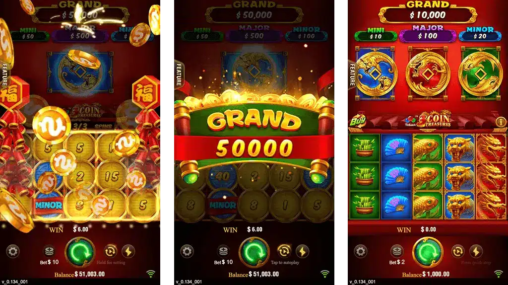 3 Coins 101Zallgames Bonus